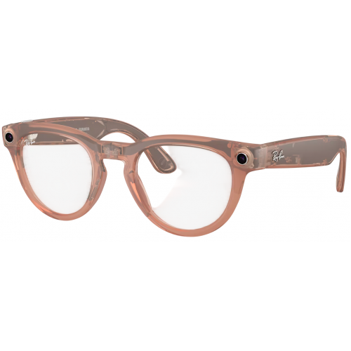Умные очки Ray-Ban Meta* Headliner Gen 2 Matte Peach, Фотохромные линзы Clear to Grey Transitions (RW4013), размер L